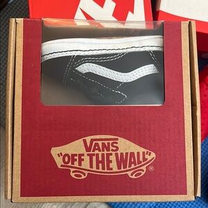 Vans Black and White Sneakers